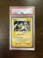 Pokemon Raikou Gold Star EX Unseen Forces Holo Ultra Rare #114 PSA 7 on eBay