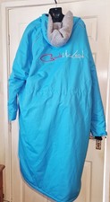 Charlie Mcleod Blue Eco Changing Robe Full Zip Waterproof Fleece UK XL 20-22