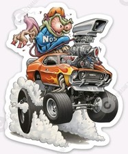 Amc Amx Sticker - Vinyl Muscle Rat Fink Ratfink Odd Rods Amc Amx Sticker - Vinyl Muscle Rat Fink Ratfink Odd Rods