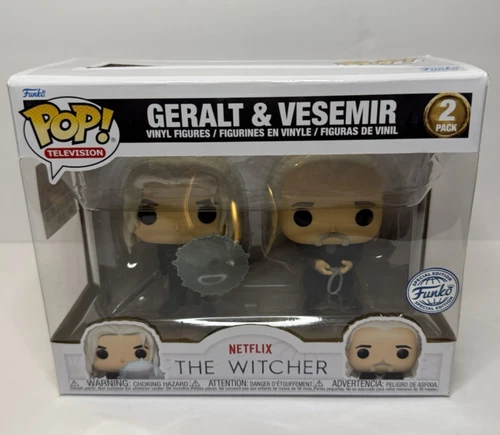 Funko Pop! Television: GERALT & VESEMIR 2 Pack The Witcher Special Edition