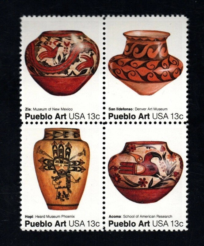 PUEBLO POTTERY  #1706-1709