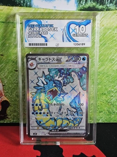 ACE Grading Gyarados ex 091/078 Scarlet ex Secret Rare Holo Japanese 2023