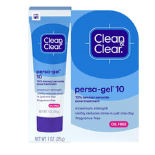 Clean  Clear Persa-Gel 10 Acne Spot Treatment, 1 Fl. Oz  Topical Pimple Cream,