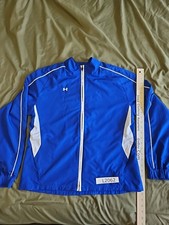 Under Armour Women's Medium Storm Full Zip Up Track Jacket Blue