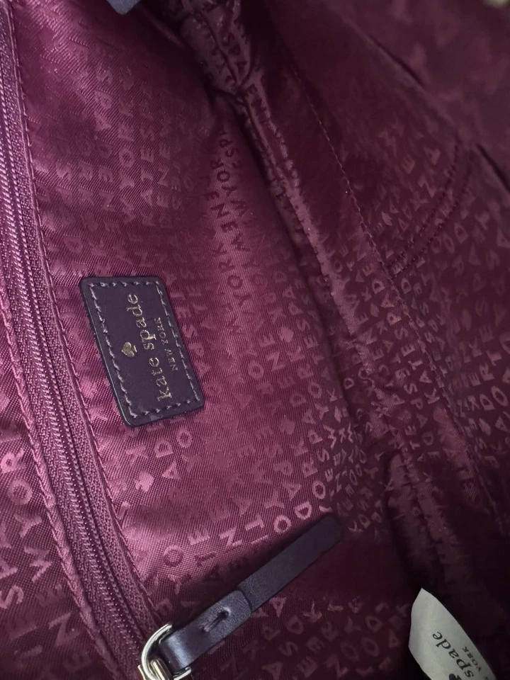 Bolso Bandolera Kate Spade Sawyer Street Declan Cuero Caoba Arco Nuevo con Etiquetas $248 Foto 3 de 4