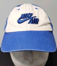 Nike Air Cap Blue  White 100 Cotton Adjustable Strap Youth Hat