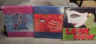 Elvis Costello-Look Now clockface 3 vinyl LP lot all sealed