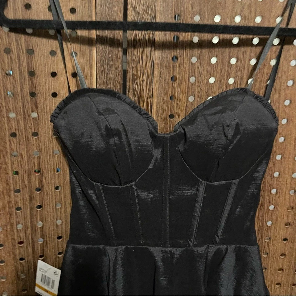 Elegant Black Strapless Dress B. darlin size 3/4 stunning new - Image 4 of 4