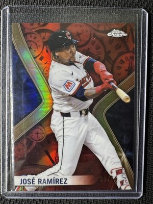 2026 Topps #BTP-9 Jose Ramirez Flagship Collection Gold Refractor #/50