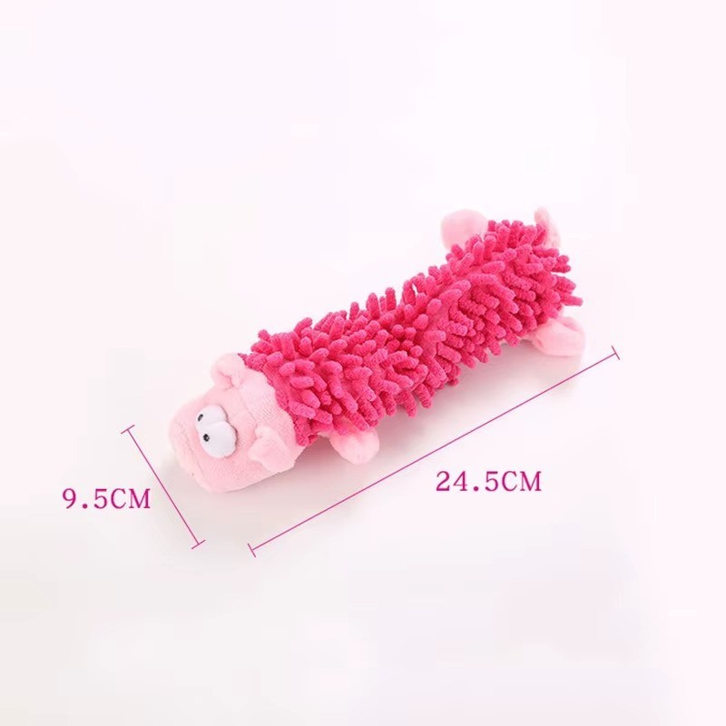 Durable Low-Price Plush Dog Toy, Squeaky Animal Shape for Sm