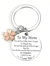 Key Chain Gift For Mom From Daughter, Best Mom, Birthday, Christmas Gift,