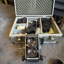 Mamiya C330 TLR Zweiaugen-Reflex Mittelformatkamera schwarz mit Koffer & Zubeh&ouml;r