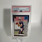 2024 Panini Donruss Drake Maye Patriots #49 Rated Rookies Throwback PSA 8