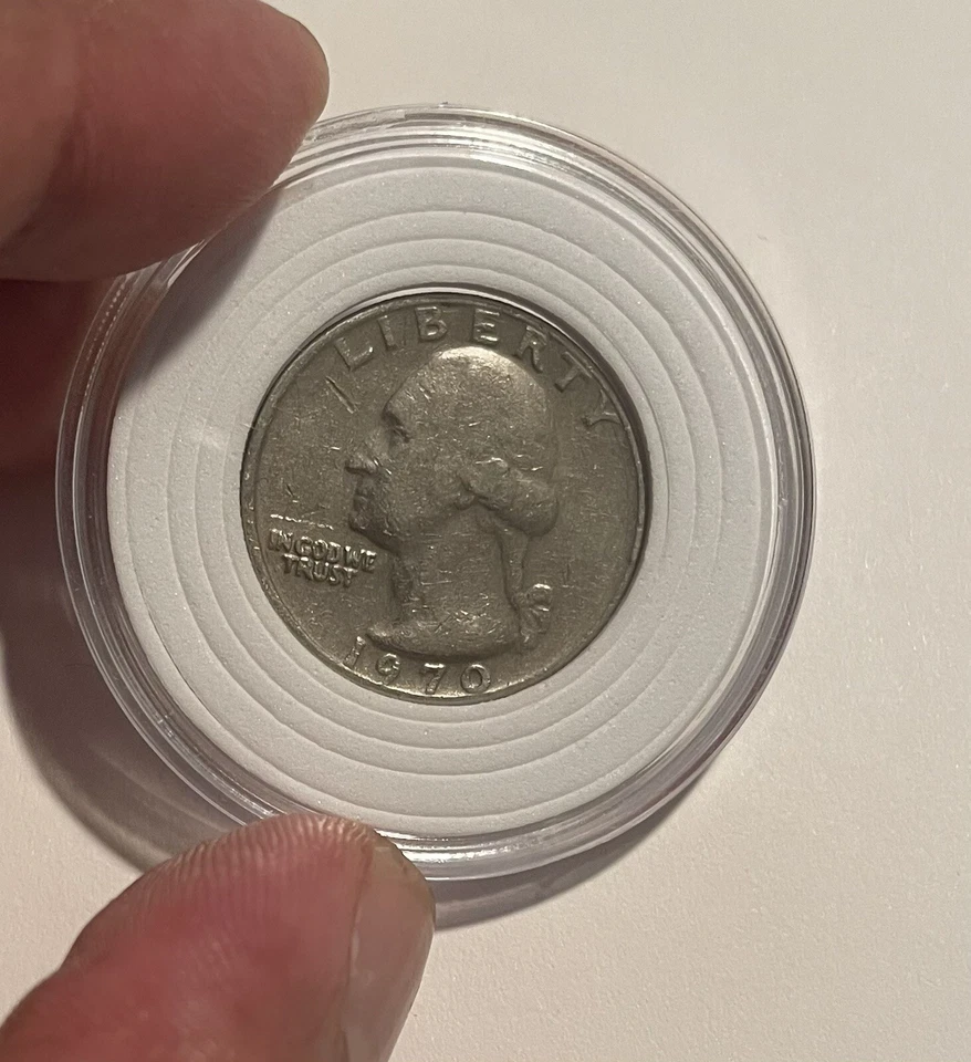 1970 Quarter No Mint/Multiple flaws/errors - Image 4 of 4