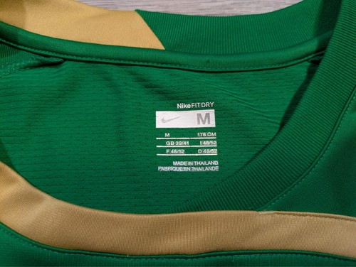 Nike M Portugal Fit Dry Green 2008 2010 Training Jersey Shirt Soccer Football - Picture 2 of 11
