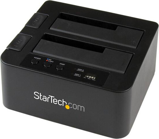 StarTech Docking Station HDD 2,5"/3,5" Duplicatore HDD USB SATA Nero SDOCK2U33RE