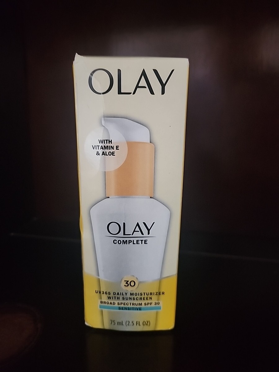 Olay Complete Daily Defense Feuchtigkeitscreme Mit LSF 30 Für Empfindliche Haut – 75 Ml Tagescreme Mit Sonnenschutz