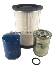 Filter Kit - Ford Courier Mazda B2500 Bt50 2.5l Turbo Diesel With Round Air Filter Kit - Ford Courier Mazda B2500 Bt50 2.5l Turbo Diesel With Round Air