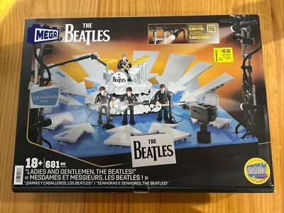 Mega The Beatles Building Toy Kit with Lights 681 Piece Collection New