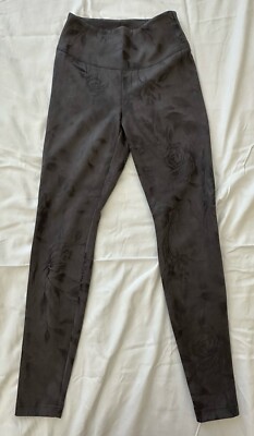 White House Black Market Faux Suede Rose/Leaf Gray Runway