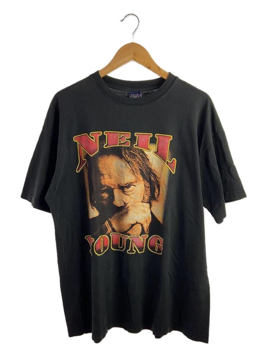 ALTRA T shirt Other Brands anni 90 USTS707 USA NEIL YOUNG nera stampa double face usata