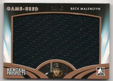 Beck Malenstyn 15-16 In The Game Heroes & Prospects Game Used Jersey /45