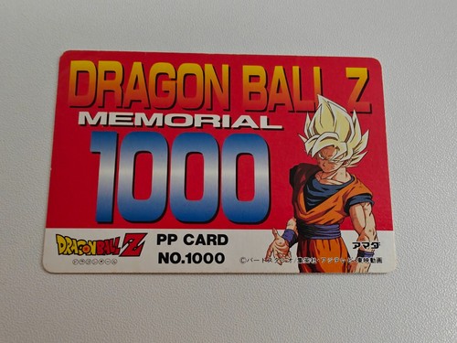 Dragon Ball Memorial PP Karte Card Silver Nummer 1000 Teil 23 - Bild 2 von 2