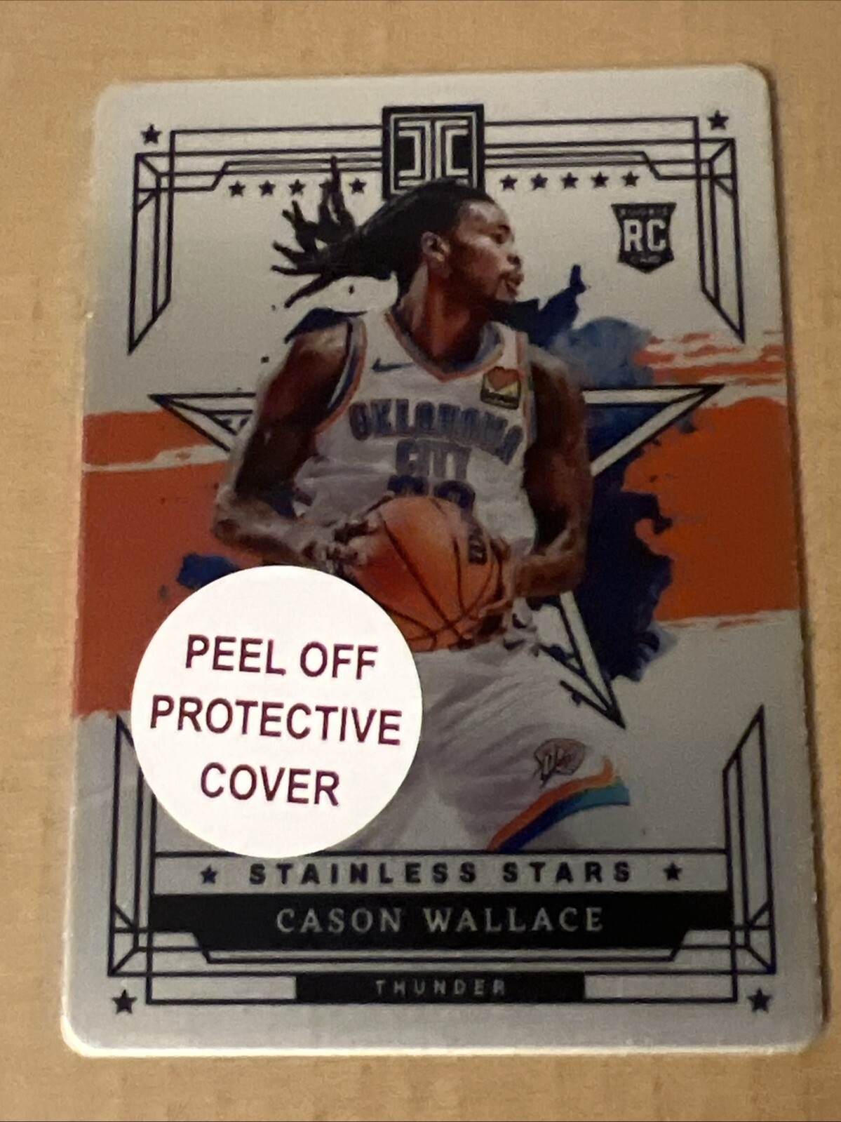 2023-24 Panini Impeccable Cason Wallace Stainless Stars Orange Jersey #’d 22 /25