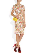 NWT Stella McCartney 36 Ridley Woven Floral Jacquard Tapestry Sheath Dress 