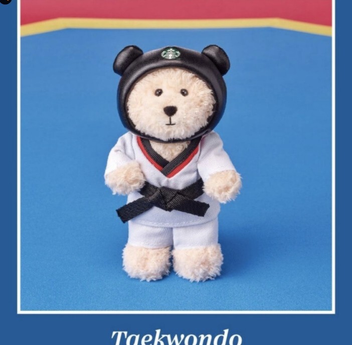 STARBUCKS Korea 2024 Sports Club Bearista Keychain 9 Types