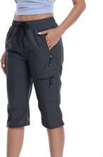 Women's Cargo Hiking Pants Quick Dry Outdoor Water Resistant UPF 50 Size M