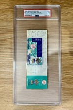 1996 World Series Game 6 Full Ticket PSA Pop 4 Jeter First Yankees 23rd Title