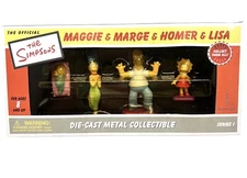 The Simpsons Die-cast Metal Figures Collectible Rocket USA Toys Series 1 New