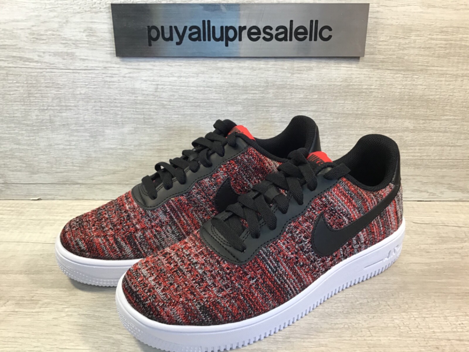 Nike Air Force 1 Low Flyknit 2.0 Red Grey CI0051-600 | SneakerNews.com
