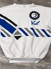 Vail Ski Artex Jostens Size XL vintage sweatshirt White 1990s