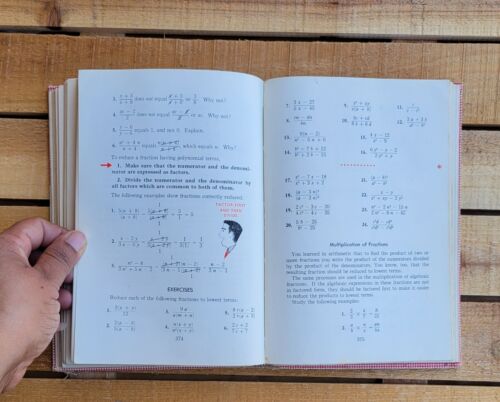 ALGEBRA ~ BUCH 1 ~ VINTAGE 1955 BUCH - Bild 20 von 24