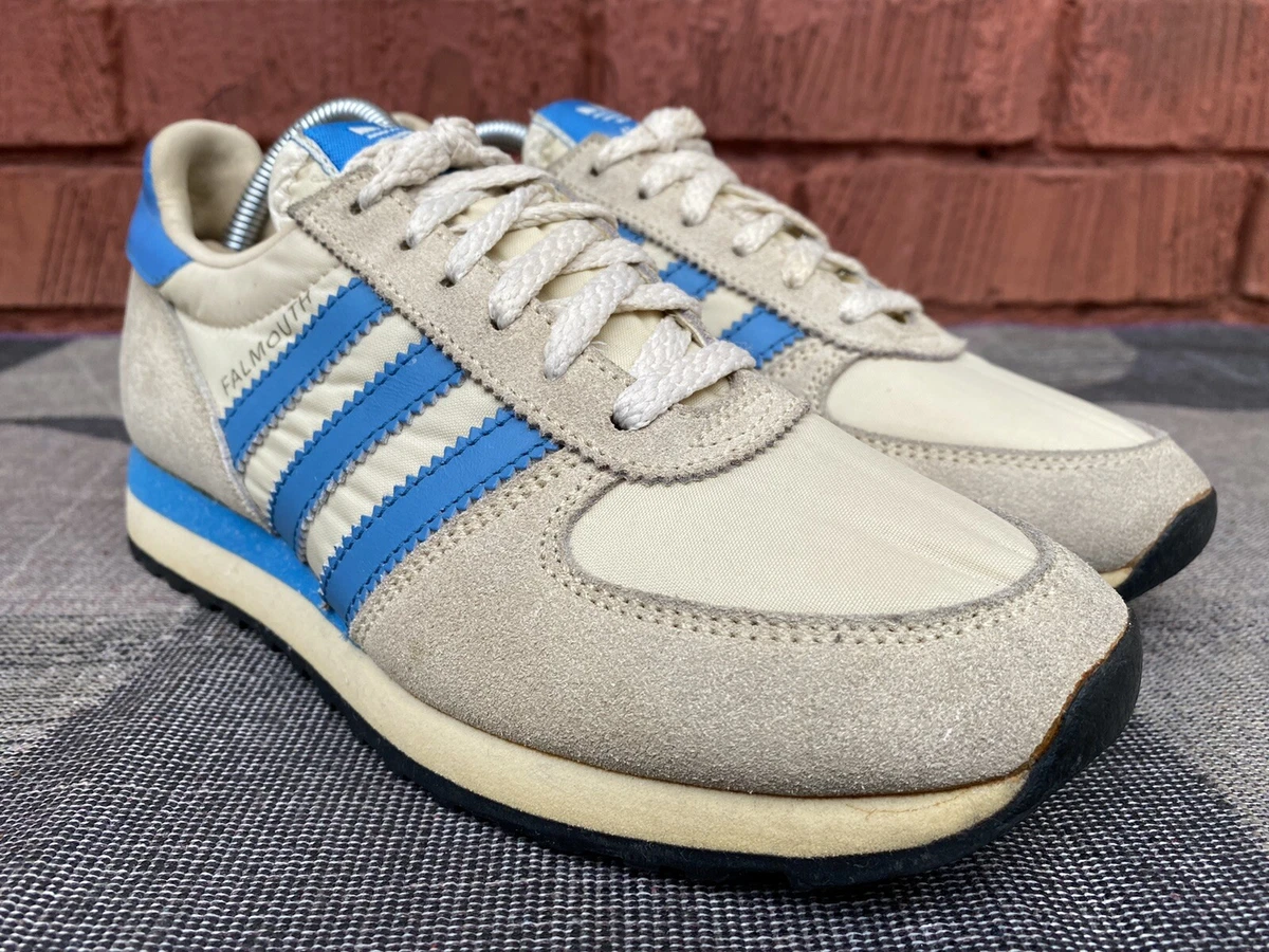 Vintage 80s Adidas Falmouth Women s Trainers Size UK 5 US 6.5 Made In Taiwan