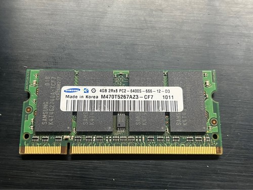 Samsung 4GB 2Rx8 DDR2 800MHz PC2-6400 SODIMM RAM Laptop Memory 200pin