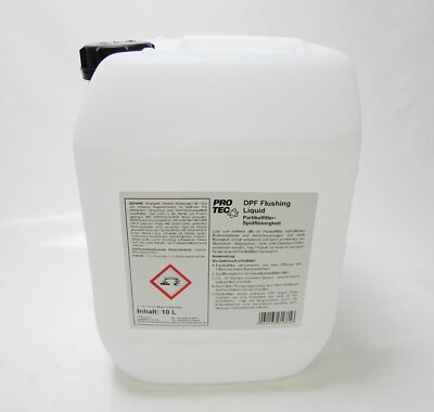 PRO TEC DPF Flushing Liquid 10L Dieselpartikelfilter Spülflüssigkeit P6168