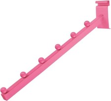 Set of 6 Wire Grid Slat Gridwall 6 Ball Waterfall Faceout Square Hot Pink