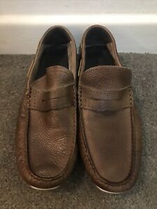 Clarks Brown Leather Loafer Mens Shoes Uk 11 Eur 45 Ebay