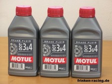 11,80€/l Motul  Bremsflüssigkeit DOT 3 / 4.0   3 x 500ml  