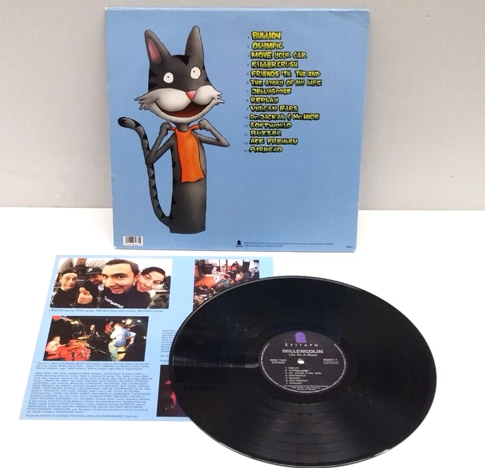 Millencolin - Life On A Plate LP 2022 US ORIG Burning Heart Supersuckers Hives - Image 2 of 2
