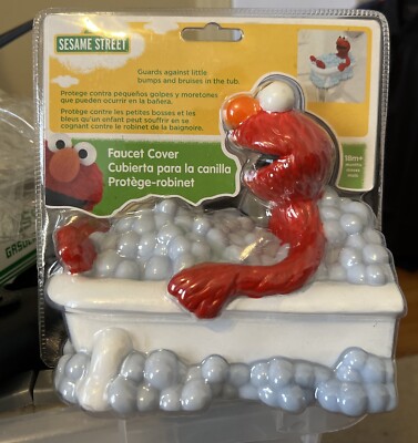 Elmo Bubbles Sesame Street Kid Safety Faucet Spout Cover Water Bath Tub 2013 NEW