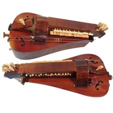 Hand Made 6 strings 24 keys Hurdy Gurdy,Whole Maple wood