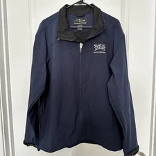 Samuel Adams Boston Brewery Page & Tuttle Zip Jacket. Navy Size Large. Sam Adams
