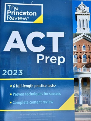 Princeton Review ACT Prep, 2023: 6 Practice Tests +... | Buch | Zustand sehr gut