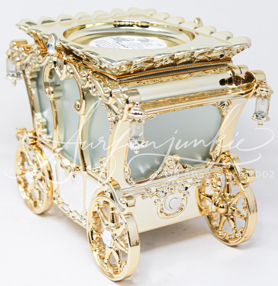 Candelabro Carruaje Dorado Princesa Disney Bath & Body Works LightUp Cenicienta Foto 3 de 4