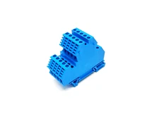 Morsettitalia EURO D4-2 Two Stage Terminal Block, Blue, 43550 BL LOT OF 5