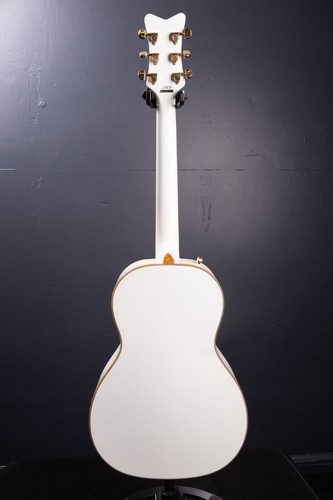 Gretsch G5021WPE Rancher Penguin Parlor Acoustic-Electric Guitar - White - Picture 4 of 8